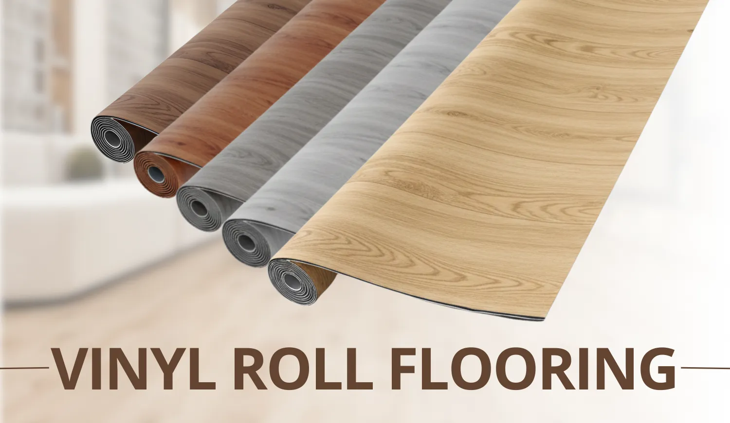 พื้นไวนิลม้วน